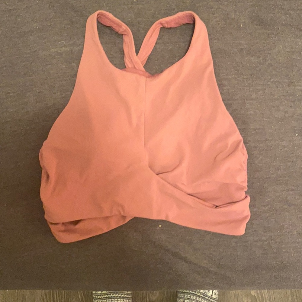 Align neck sports bra
